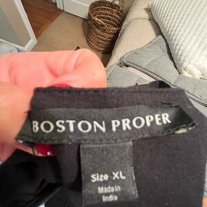 Boston Proper Classic Black Dress